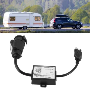 4 Pin to 7 Pin Trailer Light Converter Adapter