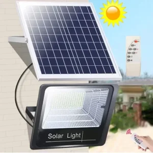 30W Solar Flood Light with Remote Control IP67 Waterproof