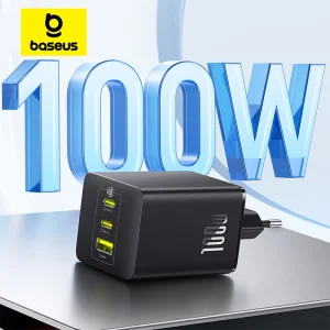 100W GaN Fast Charger USB-C PD for Phones & Laptops