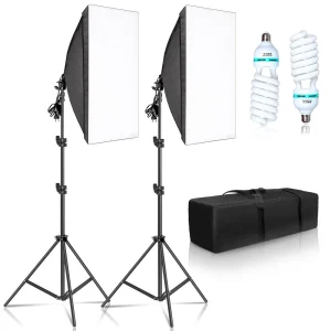 50x70cm Photography Softbox Lighting Kit Studio System